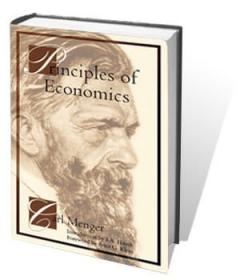 Menger Principles of Economics Cover